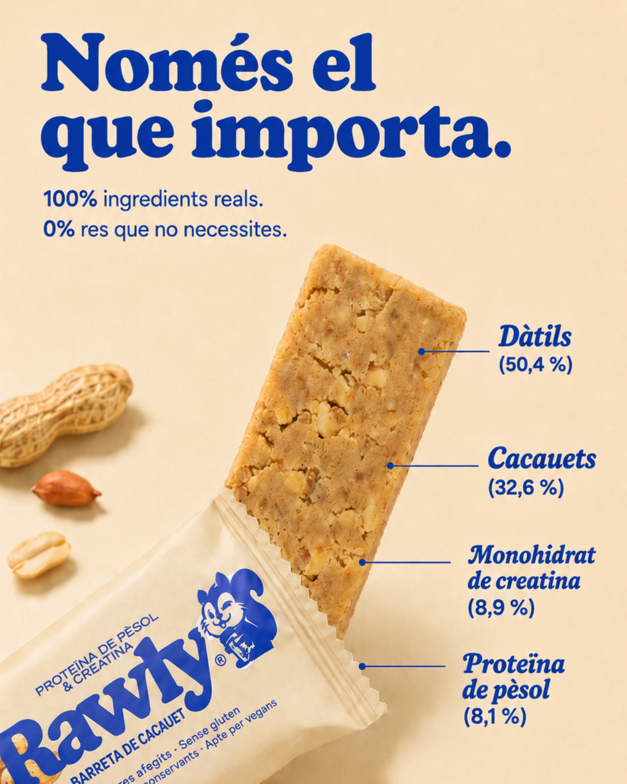 Barreta de CACAUET